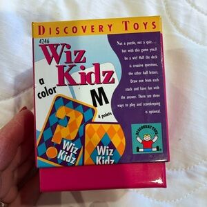 Discovery Toys Wiz Kidz Colorful Card Game family game night children zero tech